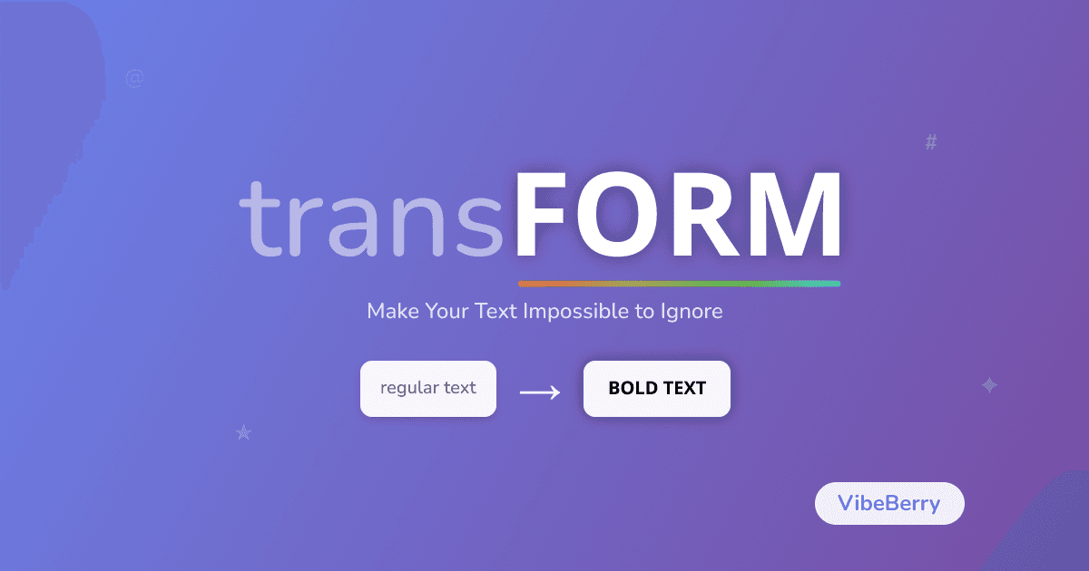 Bold Font Generator - Transform Text with Powerful Typography