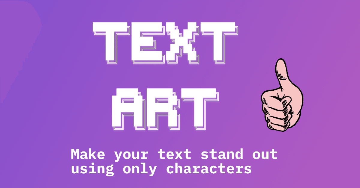 "What is Text Art?" featuring pixel-style title on gradient background